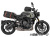 ヘプコ＆ベッカー サイドソフトケースホルダー(キャリア)「C-Bow」Triumph トライデント 660