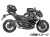 ヘプコ＆ベッカー タンデムシート置換型リアラック「Speedrack EVO」 Kawasaki Z7 ハイブリッド