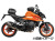 ヘプコ＆ベッカー タンデムシート置換型リアラック「Speedrack EVO」 KTM 990 DUKE/R