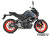 P&A International Extender Fender/エクステンダーフェンダー YAMAHA MT-125 / YZF-R125