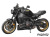P&A International フレームサイドパネル YAMAHA MT-09 / Tracer9 / XSR900