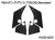 P&A Tank Grip BLOQ Standard XTZ700 Tenere ('19-)