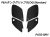 P&A Tank Grip BLOQ Standard Panigale V4 (ALL MODELS) ('22-) / StreetFighter V4 ('23-)
