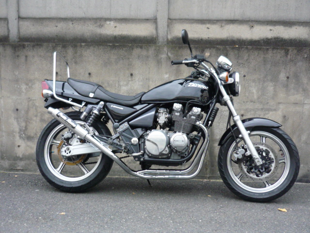 Z400FX E1～E3 分割式 42.7π (極) メッキ マフラー