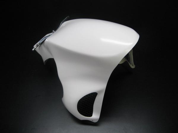 CBR400F BEET エアロシャークフェンダー　シロ