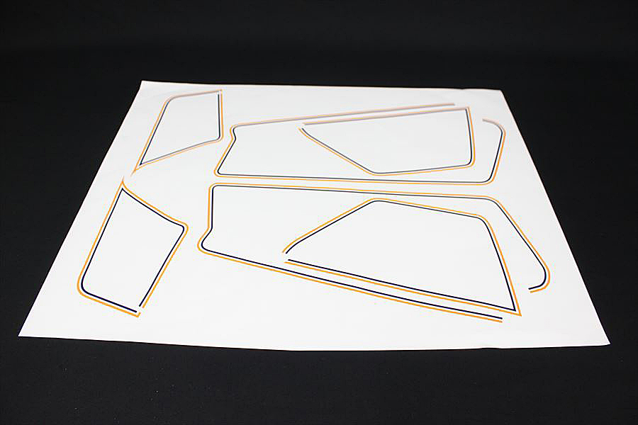 バーゲンセール CB400N 750タイプ ラインステッカーセット 新品 赤 白