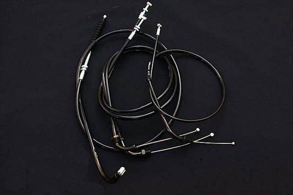 ＣＢＲ４００Ｆ ワイヤーセット ４本セット ブラック ＳＴＤ