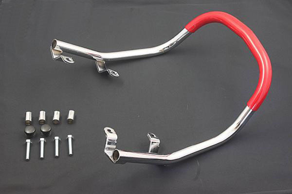 ゼファー４００/Ｘ Ｚ２タイプ ゴム巻き タンデムバー (レッド）