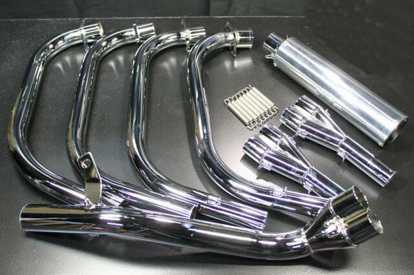 CBX400F エルサウンド4-2-1マフラーメッキ　８分割