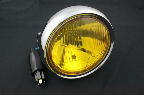 ＣＢ２５０/４００ T/N イエローレンズ メッキライト ホーク