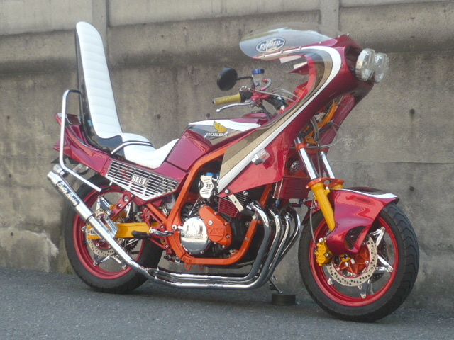 CBR400F 分割式 42.7π (改) マフラー 