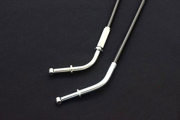 ゼファー400 アクセル ワイヤー 20cmロング ブラック