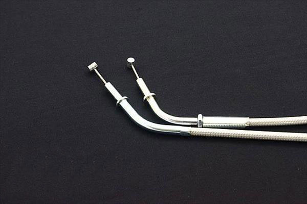 ゼファー４００ ゼファー400 アクセル ワイヤー 10cmロング メッシュ