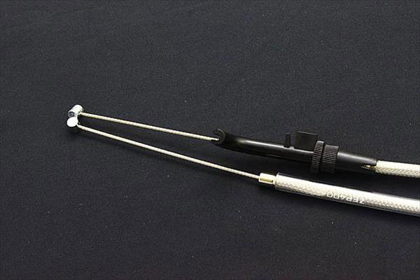 ゼファー400 アクセル ワイヤー 10cmロング メッシュ