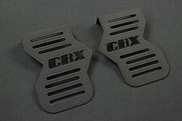 ＣＢＸ４００Ｆ ロゴイリ ちぢみ塗装 キャブサイド カバー (ブラック）