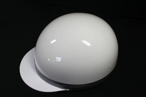 ドリーム製　コルクハンキャップ/ヘルメット ホワイト