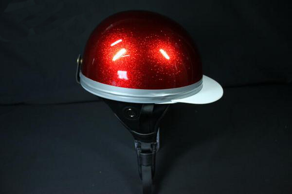 ドリーム製　コルクハンキャップ/ヘルメット メタルレッド