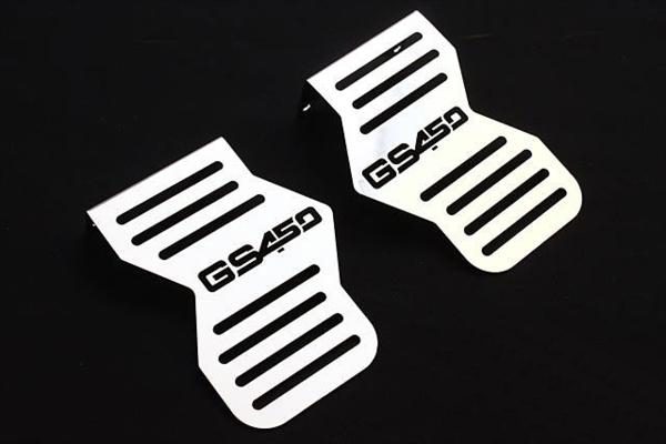 ＧＳ４００ メッキ ロゴイリ キャブサイド カバー（ＧＳ４５０ロゴ）