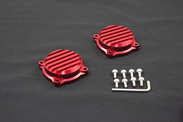 ゼファー400/χ ビレット キャブレター トップ カバー レッド