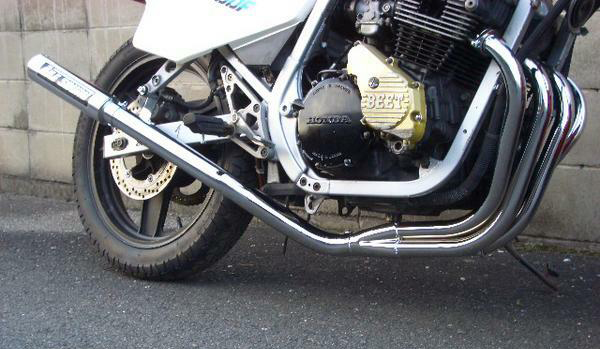 CBR400F エルサウンド4－1管 メッキ
