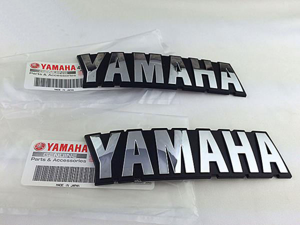 XJR400 純正 タンク エンブレム 左右 セット