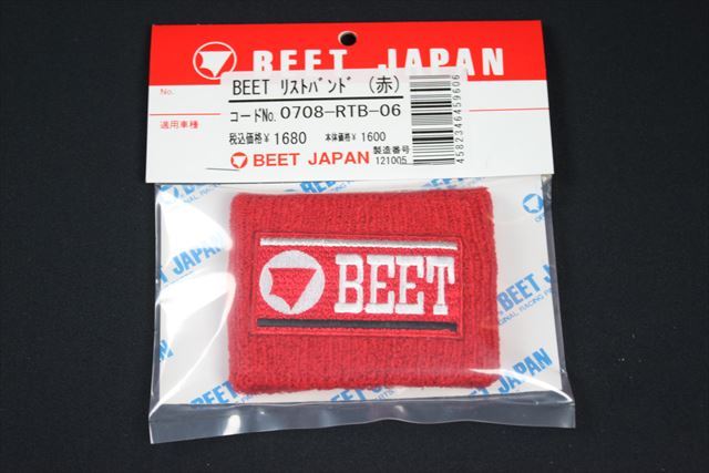 BEET リストバンド　レッド