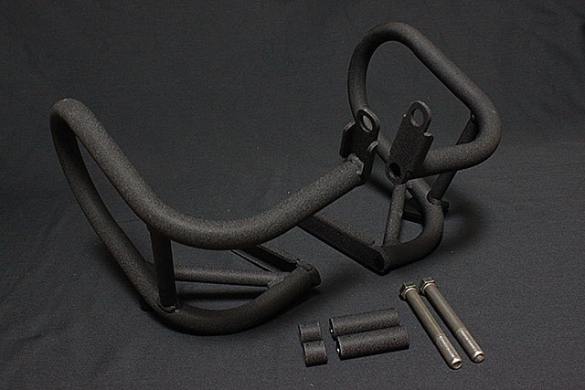 ＧＳ４００ ちぢみ塗装　エンジンガード　(ブラック)