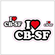 I LOVE　CB-SF  ステッカー