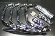 CBX400F エルサウンド4-2-1マフラーメッキ　８分割