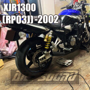XJR1300 RP03J 2003～ エルサウンド ショート管 ブラック マフラー