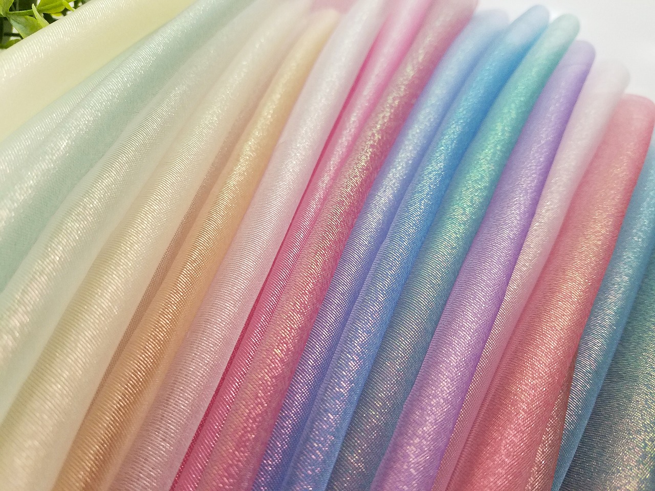 9500【ロココオーガンジー】 ポリエステル100%　158cm×60m乱 　パザパ☆コラボ