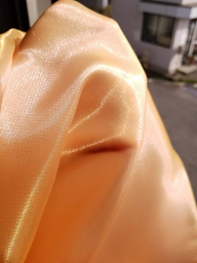 ドレス生地サテンオーガンジー