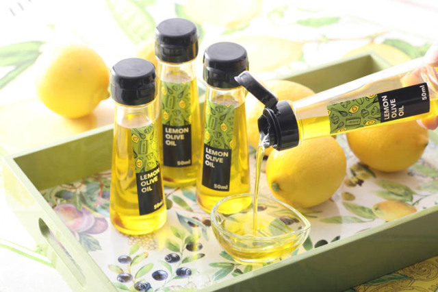 ダブル国産レモンオリーブオイル50ml/コンパクト便 ダブル国産レモンオリーブオイル50ml/コンパクト便
