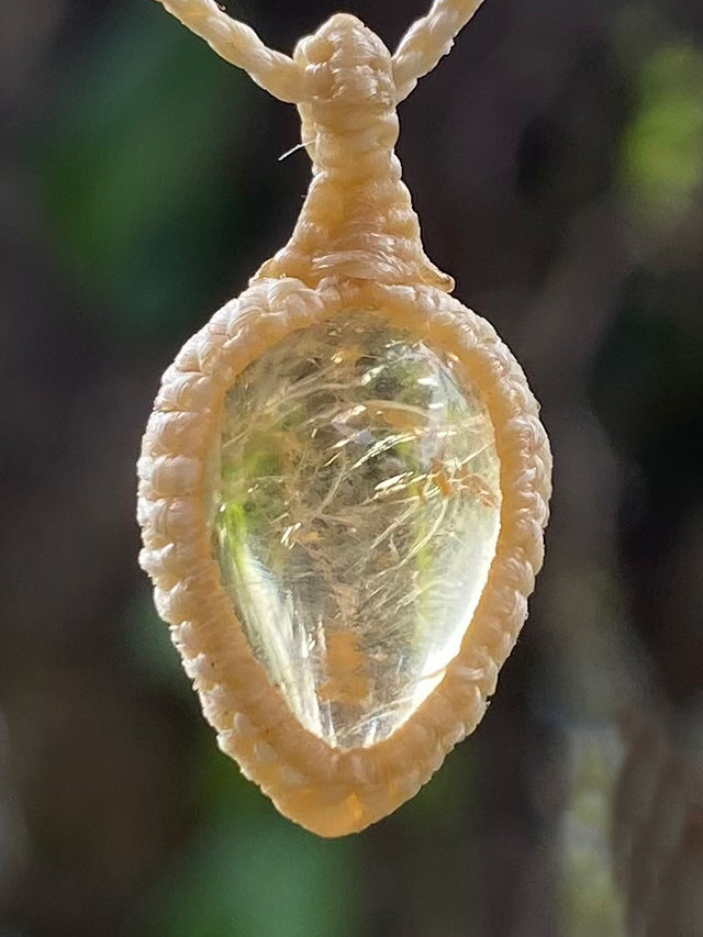 Kula Kula 天然石ネックレス・レモンクォーツ