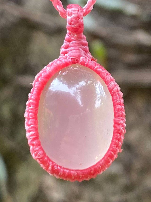 Kula Kula 天然石ネックレス・ローズクォーツ