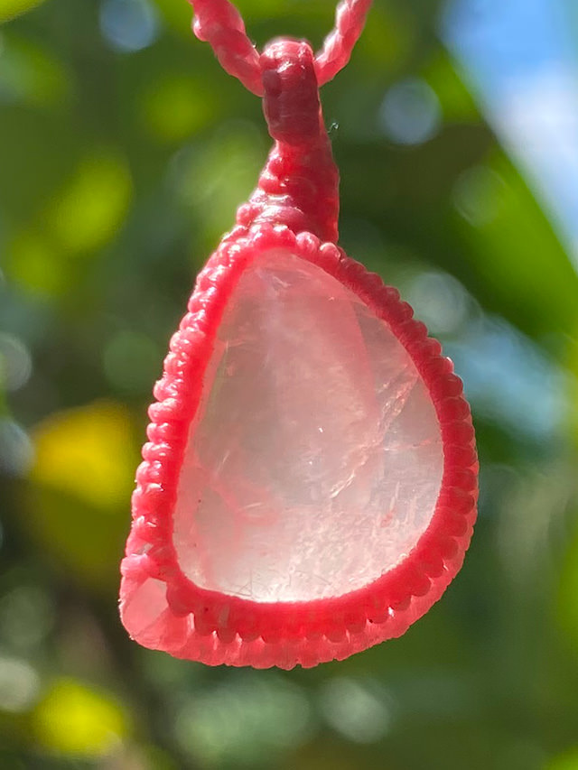 Kula Kula 天然石ネックレス・ローズクォーツ