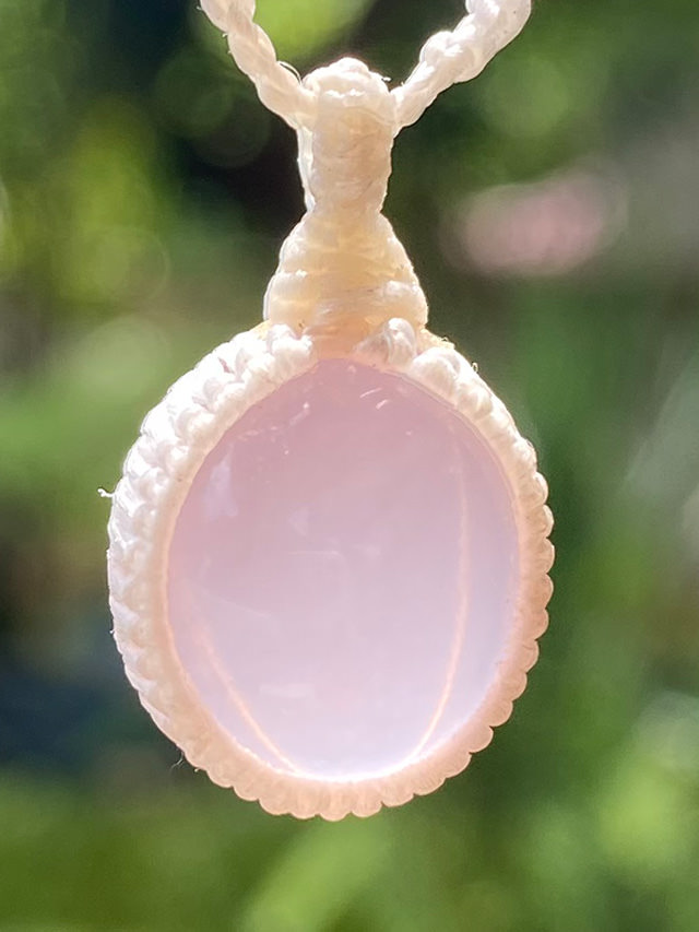 Kula Kula 天然石ネックレス・ローズクォーツ