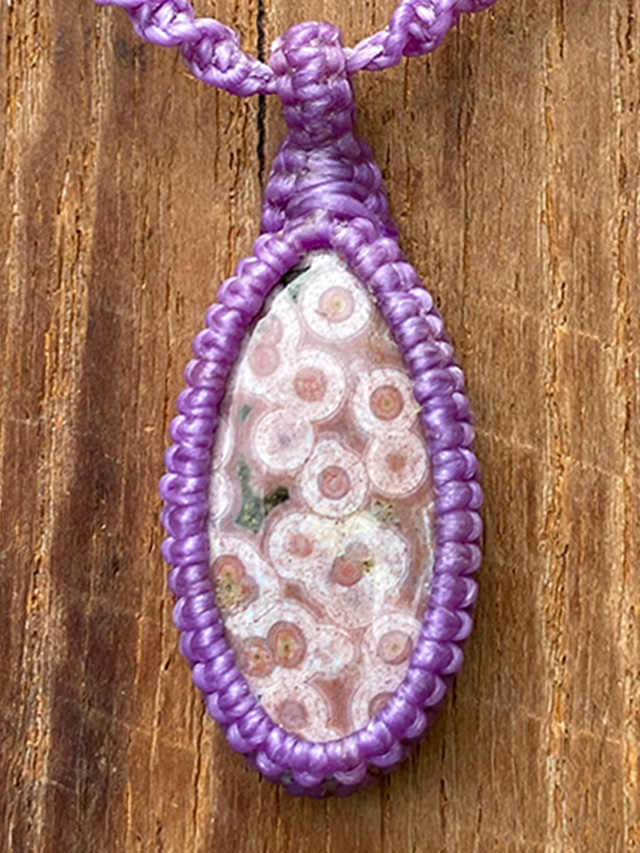 Kula Kula 天然石ネックレス・オーシャン ジャスパー