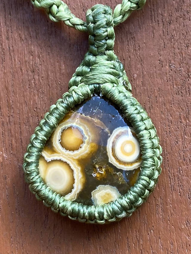 Kula Kula 天然石ネックレス・オーシャン ジャスパー