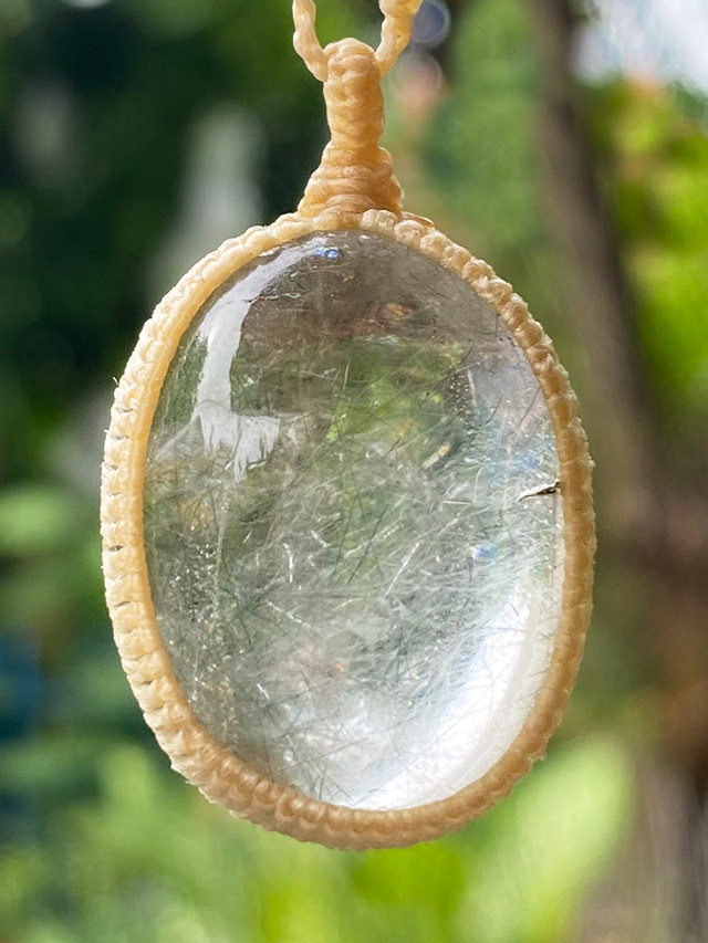 Kula Kula 天然石ネックレス・ルチルクォーツ