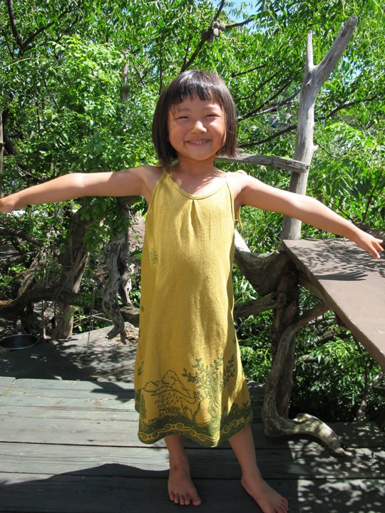 asana KIDS キャミ ワンピース／大調和