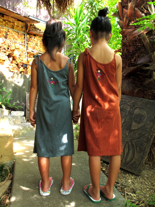 asana KIDS キャミ ワンピース／ネイティブバード