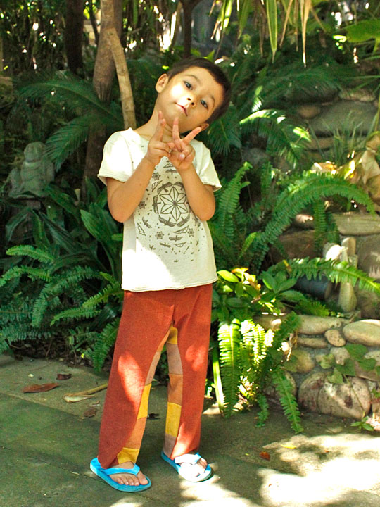 asana KIDS パッチパンツ