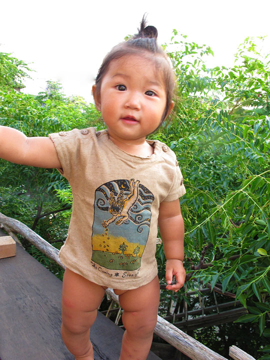 asana for KIDS ヘンプコットン Baby Tee／Coming Soon