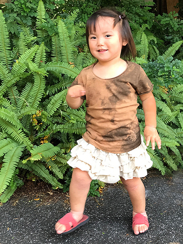 asana KIDS ガールズ スリムTee