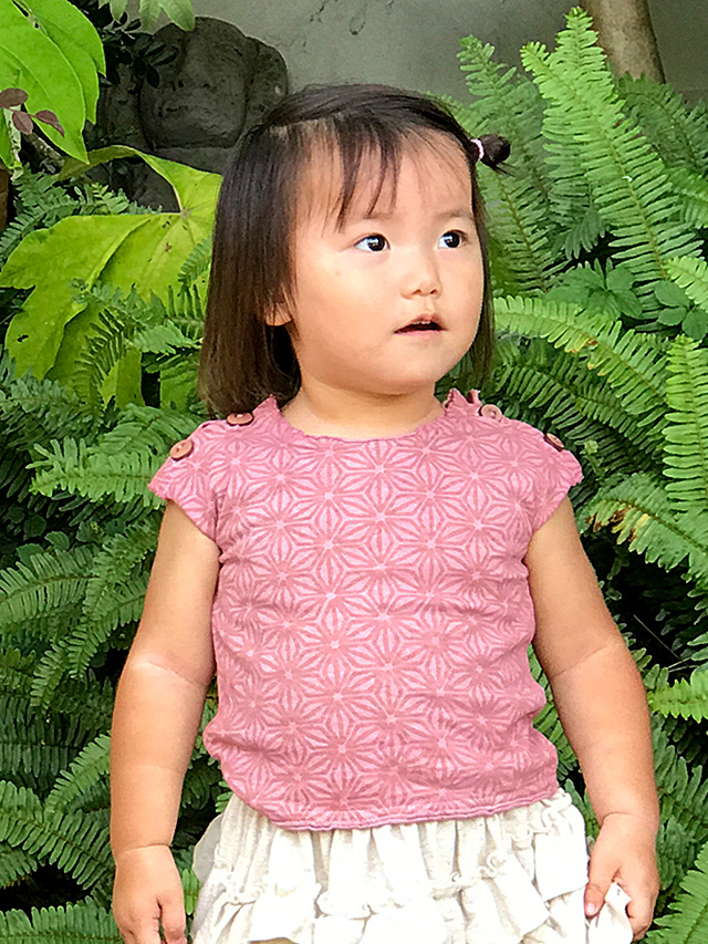 asana BABY Tee・草木染め