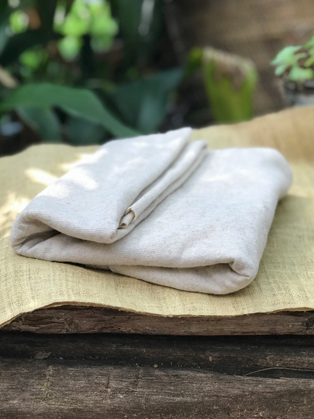 ヘンプコットン生地端切れ200g