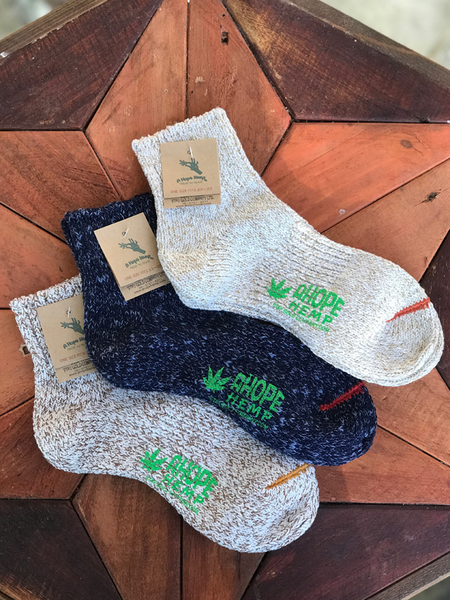 A HOPE HEMP ソックス・HSX-125