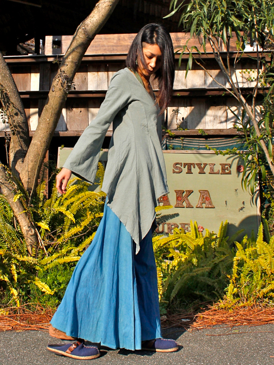 Asana ヘンプコットン 森の妖精チュニック パヤカ オンラインショップ