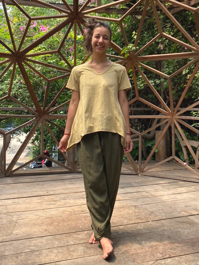 HEMP100% テロテロ ゆったり パンツ